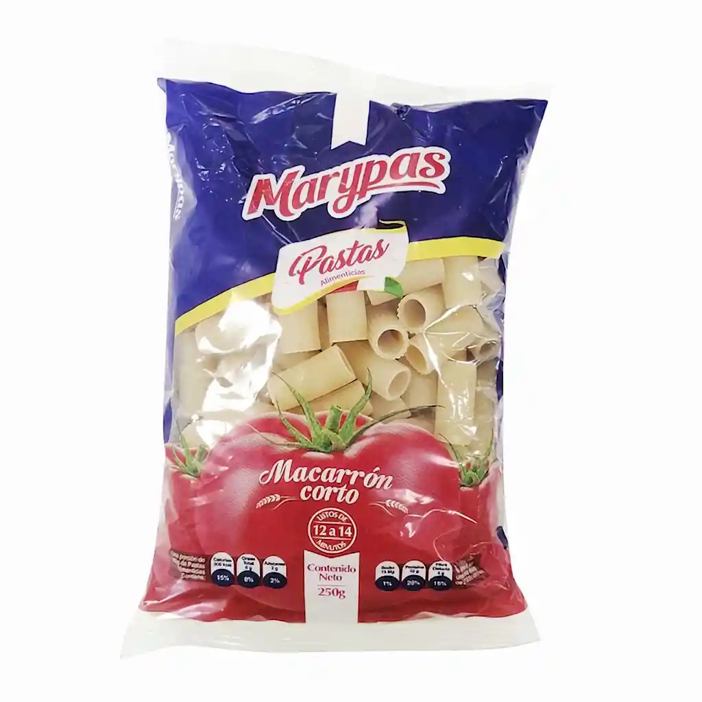 Marypas Pasta Macarrón Corto