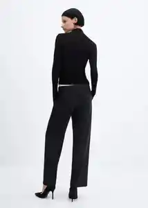 Camiseta Second Negro Talla S Mujer Mango