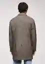Abrigo Salford Marrón Talla L Hombre Mango