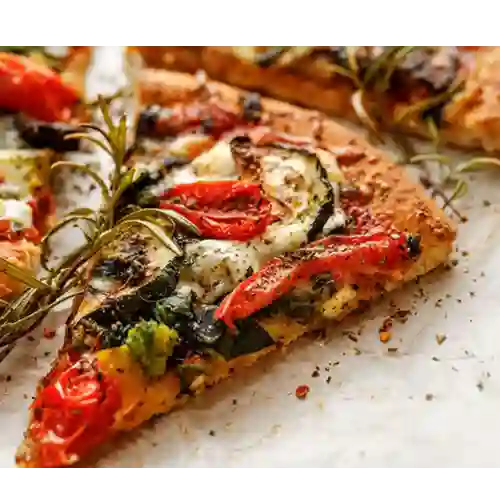 Pizza Vegetales y Queso Mediana