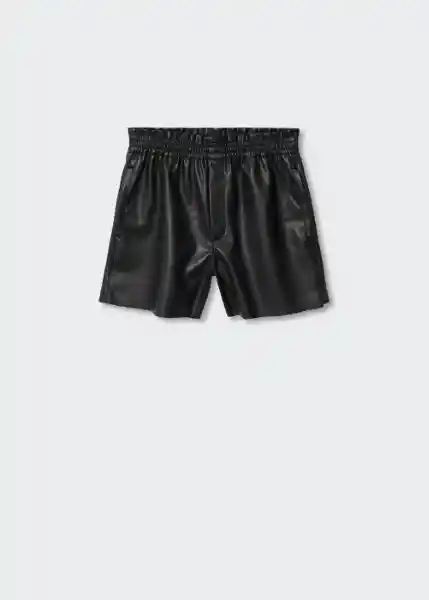 Shorts Pomme Negro Talla Xs Mujer Mango