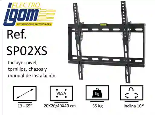 Imount Soporte Para Tv 13 - 65" 10º