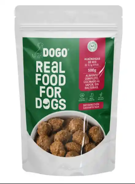 Alimento Húmedo Para Perro Dogo Res 500 g