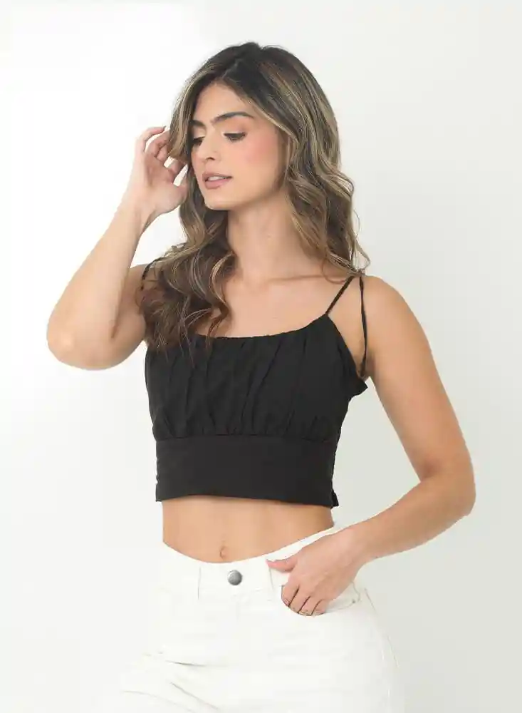 Blusa Tiras L-negro