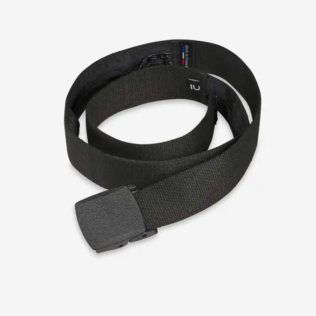 Correa Con Bolsillo de Seguridad - Trekking de Viaje Adultos Forclaz Negro