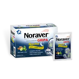 Noraver Gripa Noche (500 mg / 25 mg / 10 mg)