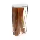 Frasco De Plástico Transparente Tapa A Presión 0001