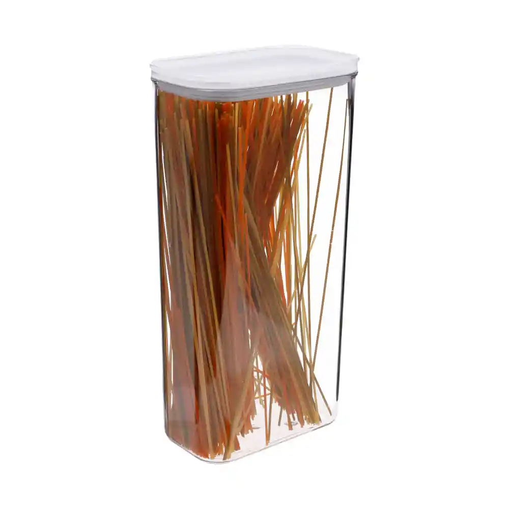 Frasco De Plástico Transparente Tapa A Presión 0001