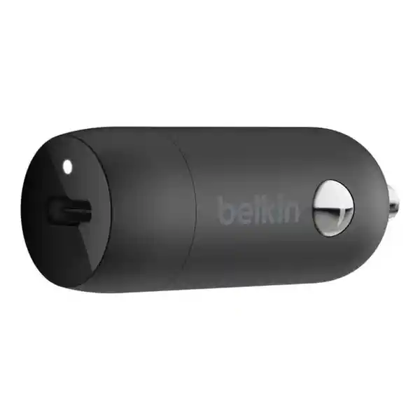 Belkin Adaptador de Carga Para Auto 30W Usb-C Negro