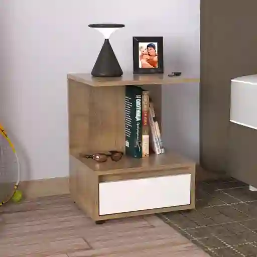 Mesa de Noche Berlin Amaretto Inval Mn7210am