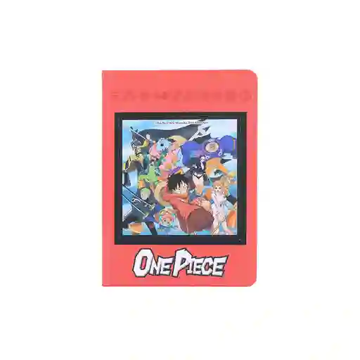 Cuaderno de Tapa Dura B 80 Hojas Serie One Piece Miniso