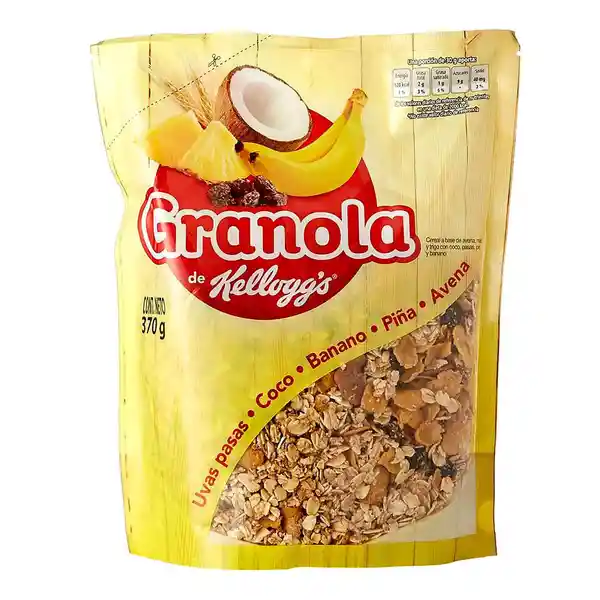 Kelloggs Granola Uvas Pasas Coco y Banano