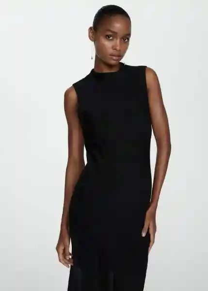 Vestido Gracy Negro Talla M Mujer Mango