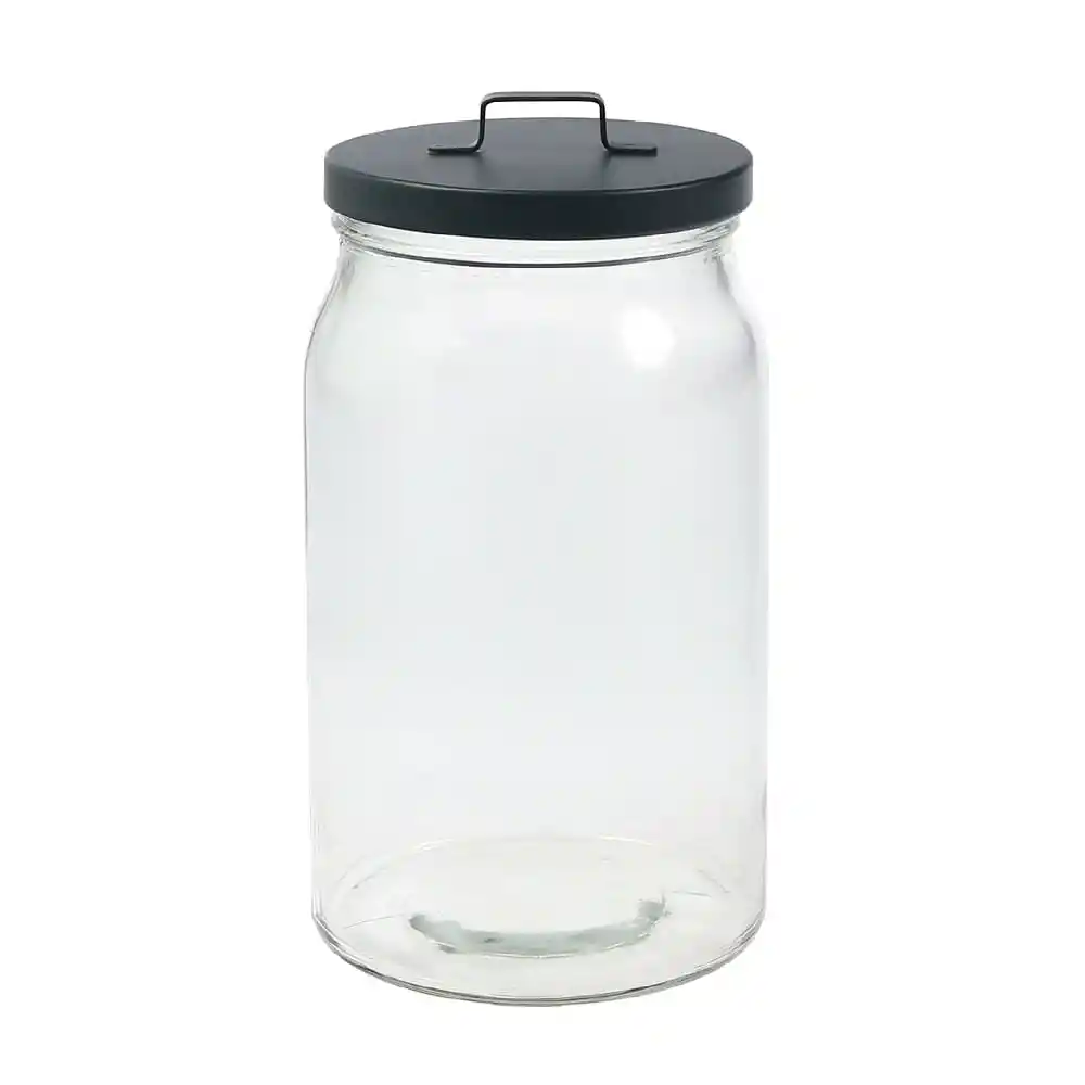 Canister Vidrio Tapa Color M