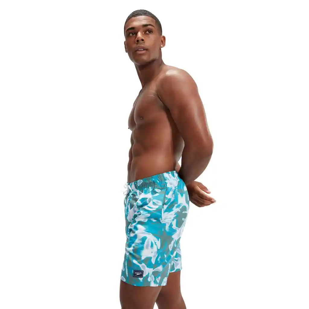 Pantaloneta Digital Printed Leisure 18 Pulgadas Hombre Azul-xl