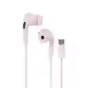 Miniso Audífonos Tipo C Rosa Modelo 6310T