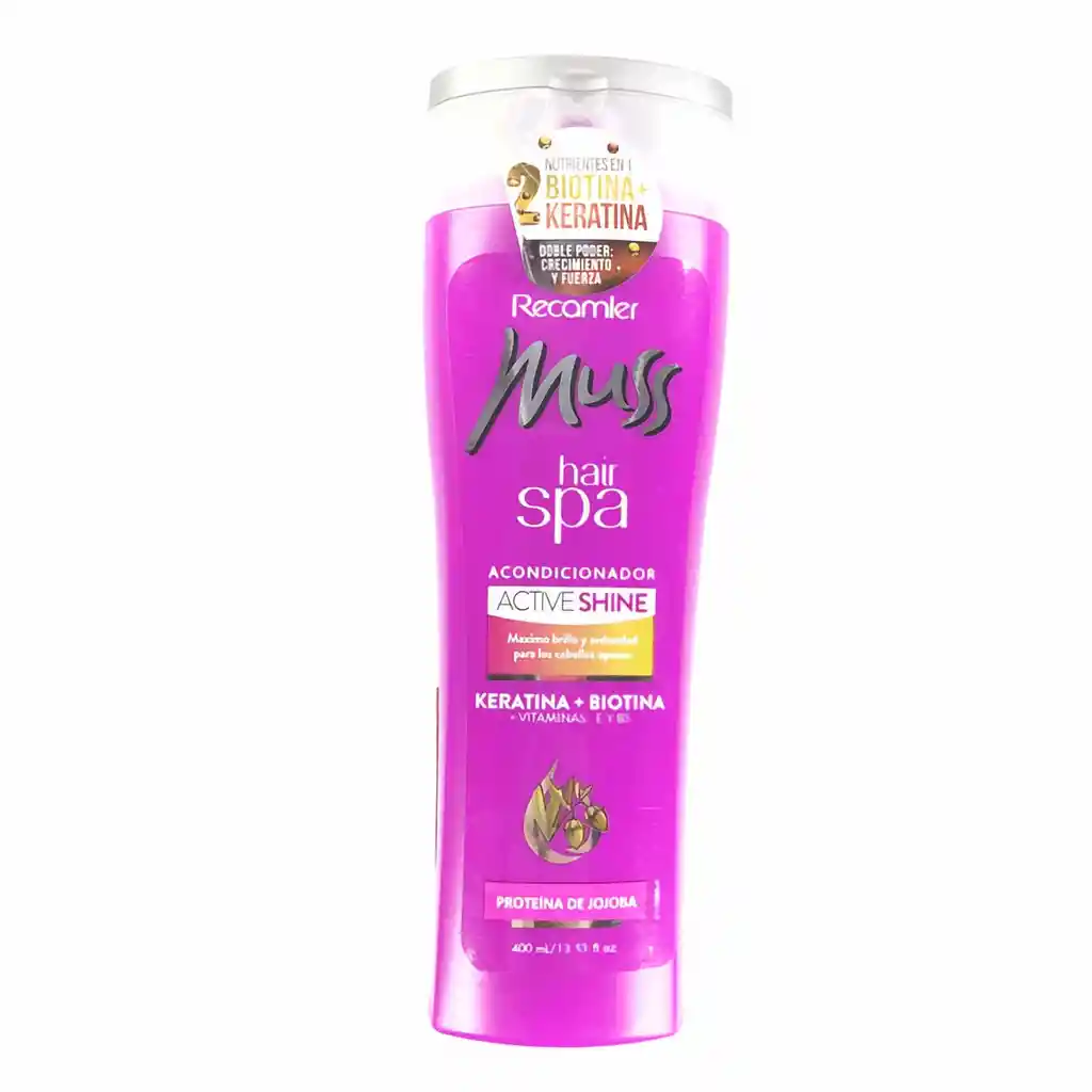 Muss Acondicionador Spa Hair Proteína de Jojoba Active Shine