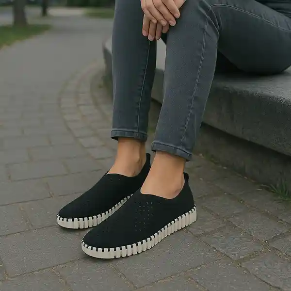 Ilse Jacobsen Tenis Plataforma Tulip Negro 38
