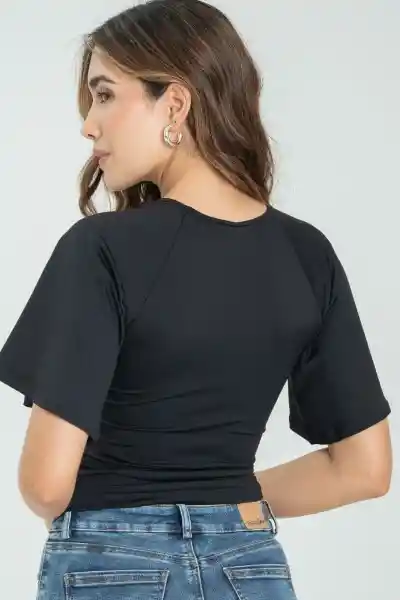 Top Spritely Color Negro Talla M Ragged