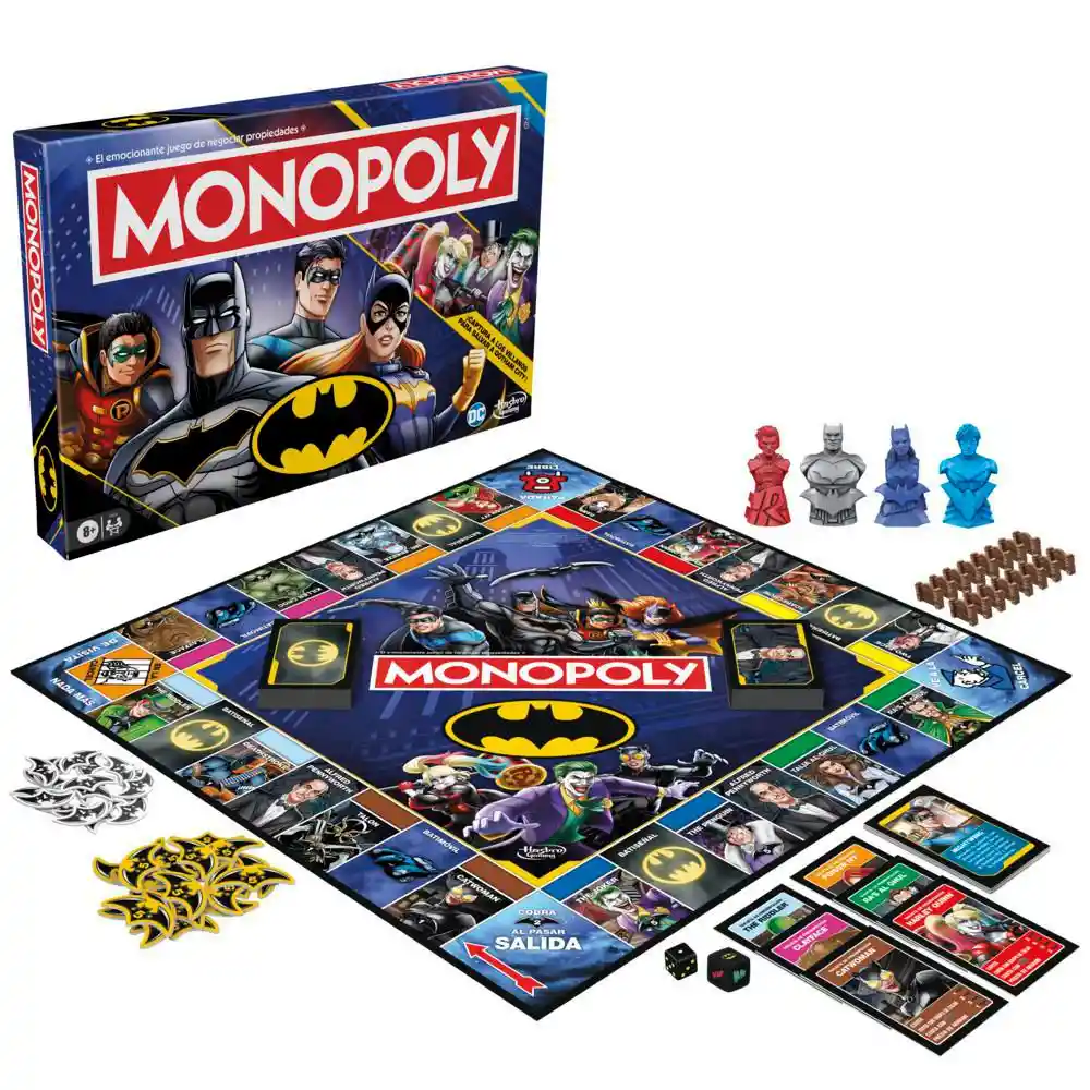 Hasbro Gaming Juego de Mesa Monopoly Batman