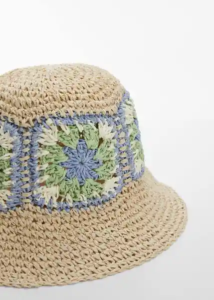 Sombrero Crochet Arena Talla 96 Niñas Mango