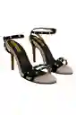 Sandalia Tacon Negro Para Mujer Eugene