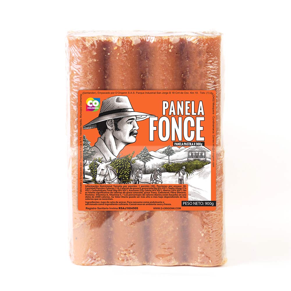Fonce Panela en Pastilla 900 g