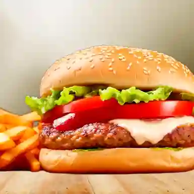 Hamburguesa con Papas