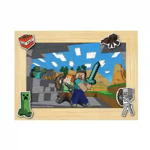 Rompecabezas Enmarcado Minecraft Miniso