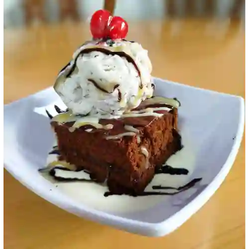 Brawnie con Helado