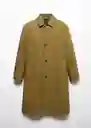 Chaqueta Parka Cusa Oliva Talla S Hombre Mango