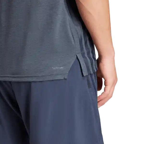 Adidas Camiseta D4T 3S Tee Entrenamiento de Hombre Azul T XL