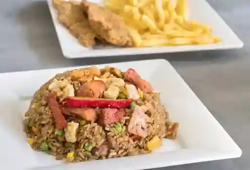 Arroz Paisa + Coca Cola