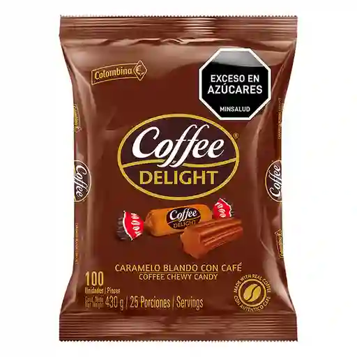 Coffee Delight Caramelo Blando con Café