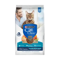 Cat Chow Alimento Seco para Gato Salmón Pollo y Queso