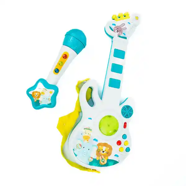 Monkey Guitarra y Micrófono de Juguete Musical Para Bebés