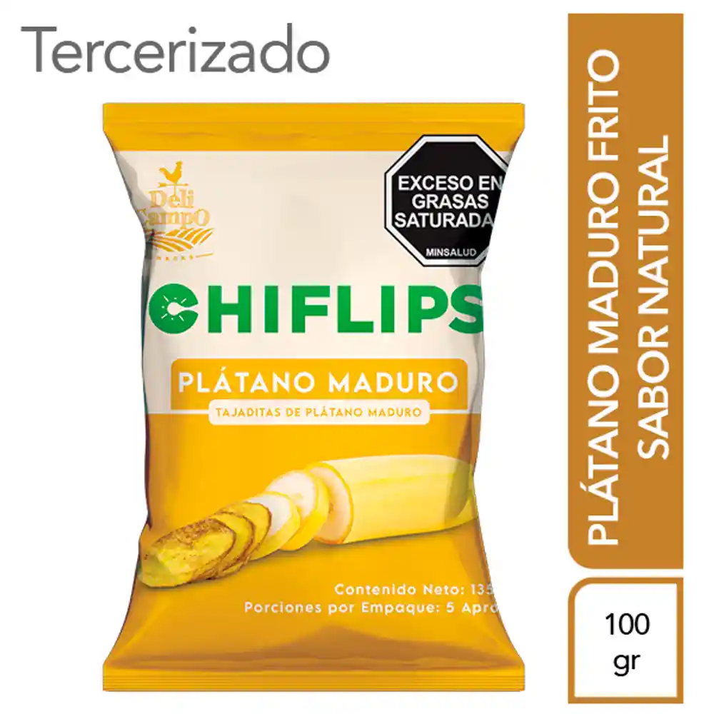 Platano Maduro Frito Natural Deli Campo