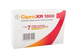 Cipro Xr  Tabletas (1000 g)