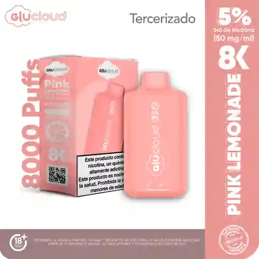 Glucloud Vape Pink Lemonade 8K / 8000 Puff