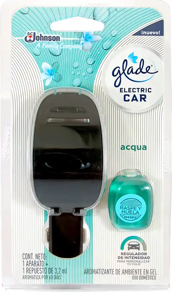 Glade Home Ambientador Eléctrico Auto Acqua 696536