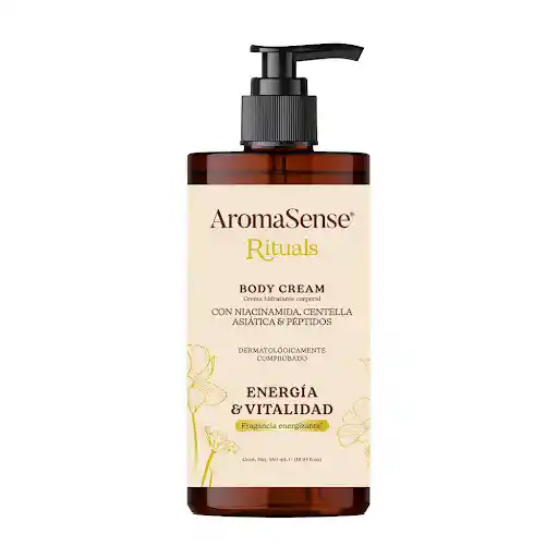 Body Cream Aromasense Energía y Vitalidad Frasco