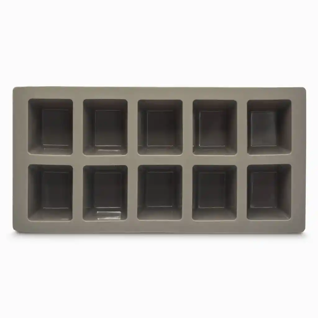 Cubeta Hielo en Silicona Gris Ambiente Gourmet