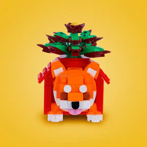 Juguete de Construcción Naturaleza Shiba Inu Miniso