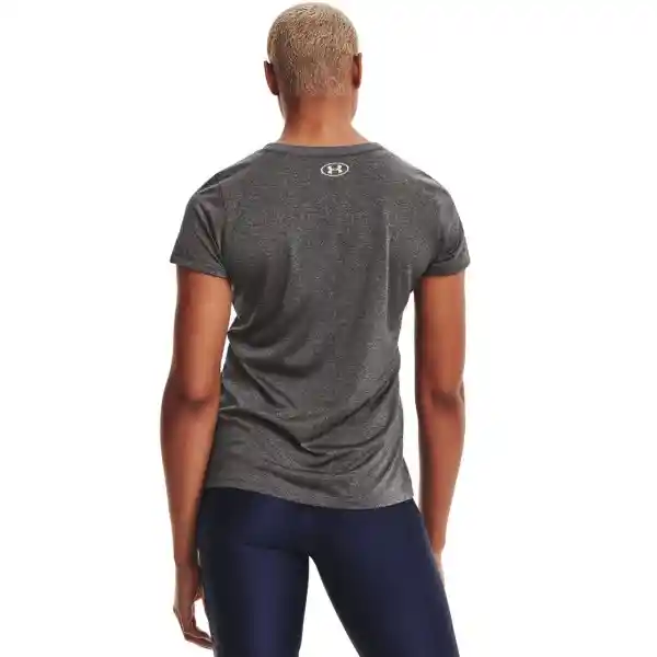 Under Armour Camiseta Sleeve Cre Neck Mujer Gris SM 1277207-090