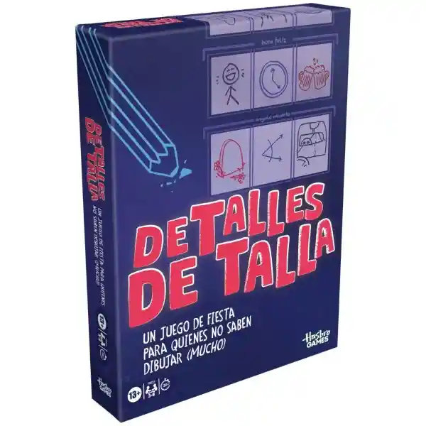 Hasbro Gaming Juego de Mesa Detalles de Talla