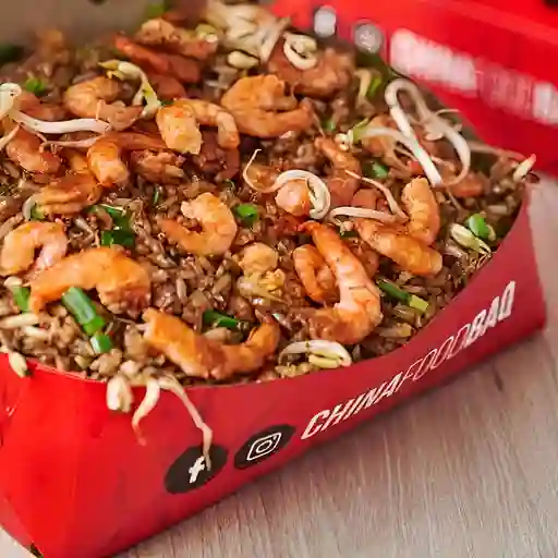 Medio Arroz Chino de Camarón