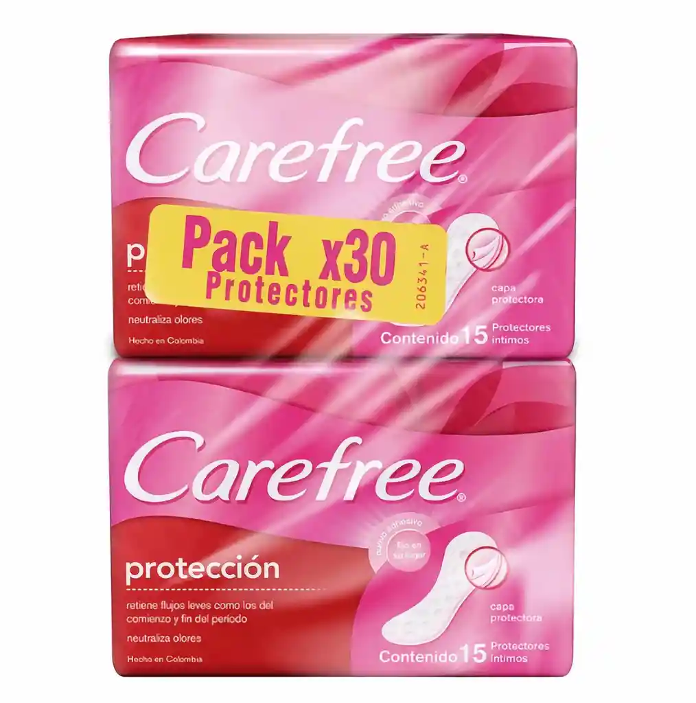 Carefree Pack Protectores x 2 Paquetes.