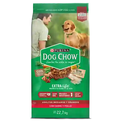 Comida para perro Dog Chow Adulto medianos y grandes x 22,7 kg OFERTA
