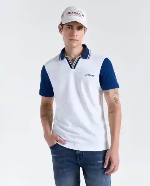 Polo Hombre Crudo Talla XL 809G082_CRU120304 Americanino