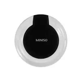 Cargador Inalámbrico de 5W Con Luces Negro Kg0061 Miniso